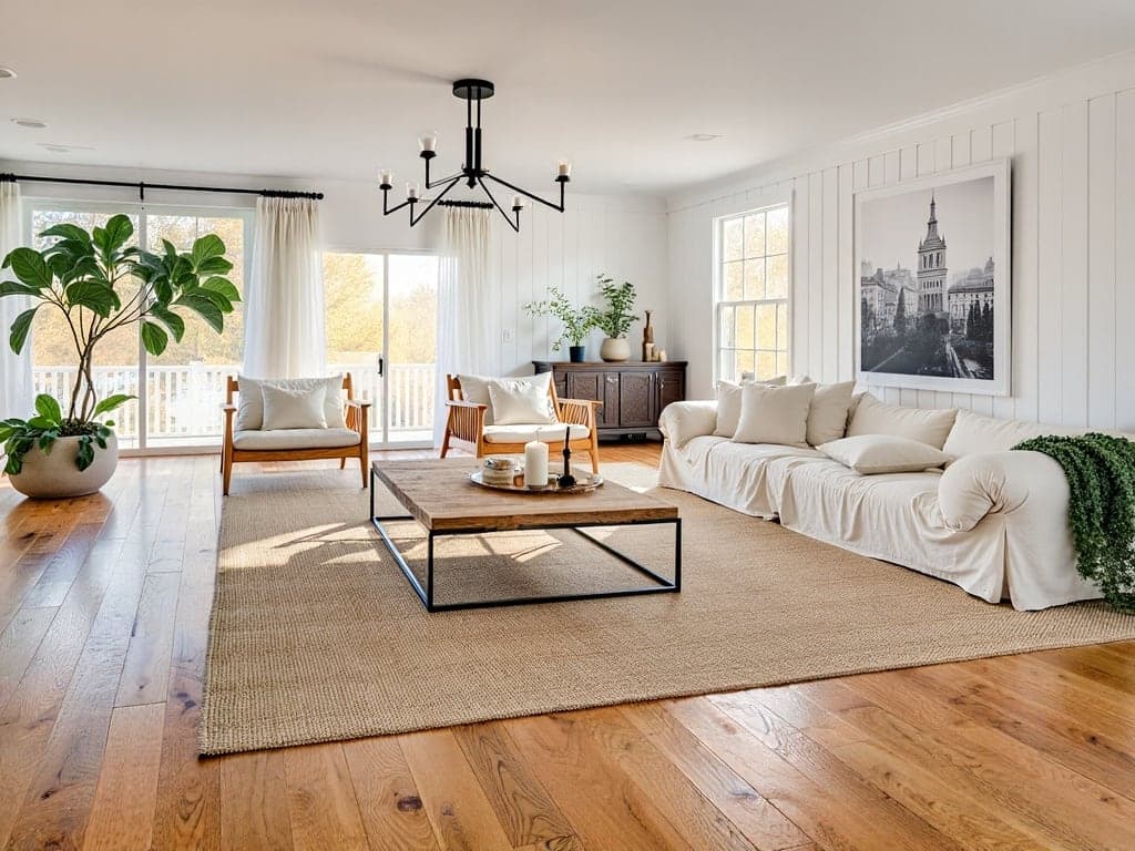 Modern Farmhouse — example room rendered by Livd